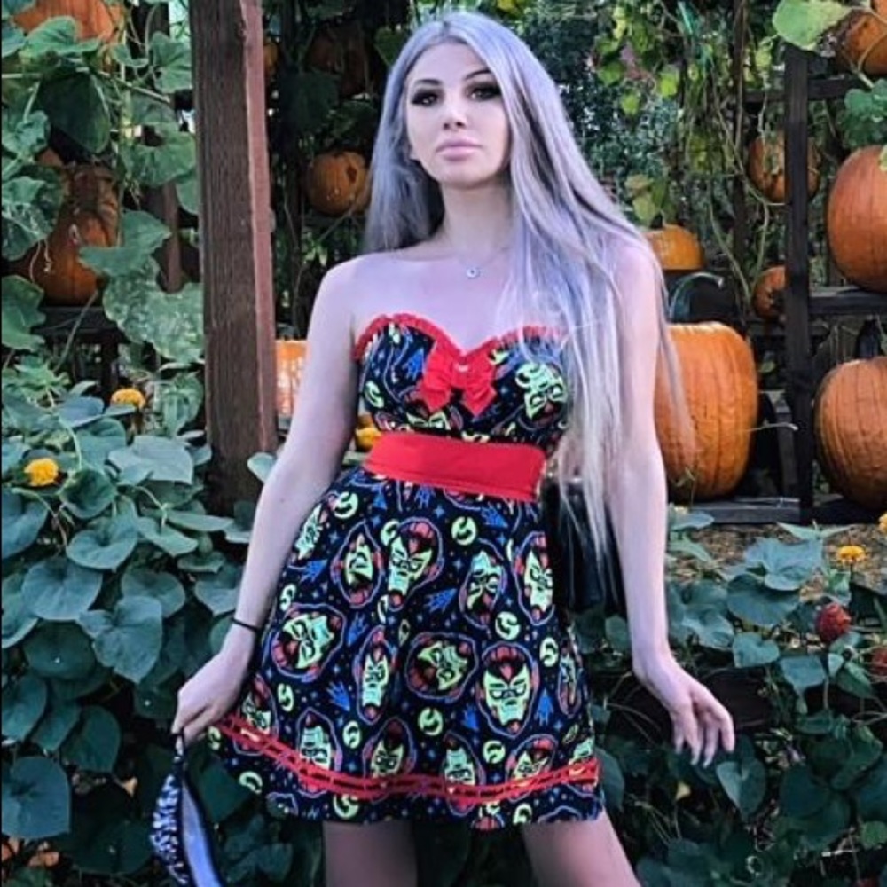 *SOLD* Wolfman Party Dress - Picture 1 of 4